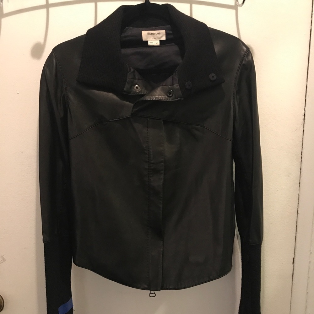 Helmet Lang Leather Jacket